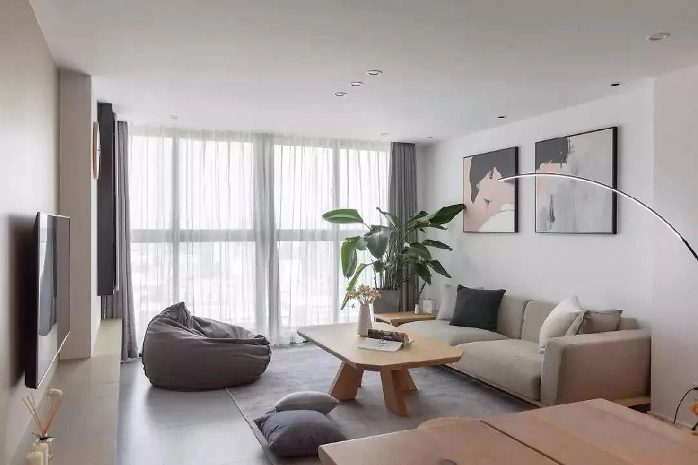 120㎡日式+北歐開放式布局，粉色調(diào)清新文藝，享受舒適生活
